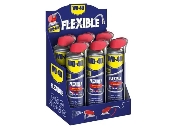 WD-40® Πολλαπλής Χρήσης με Εύκαμπτο Σωληνάκι 400ml (Συσκευασία 6 τεμαχίων)