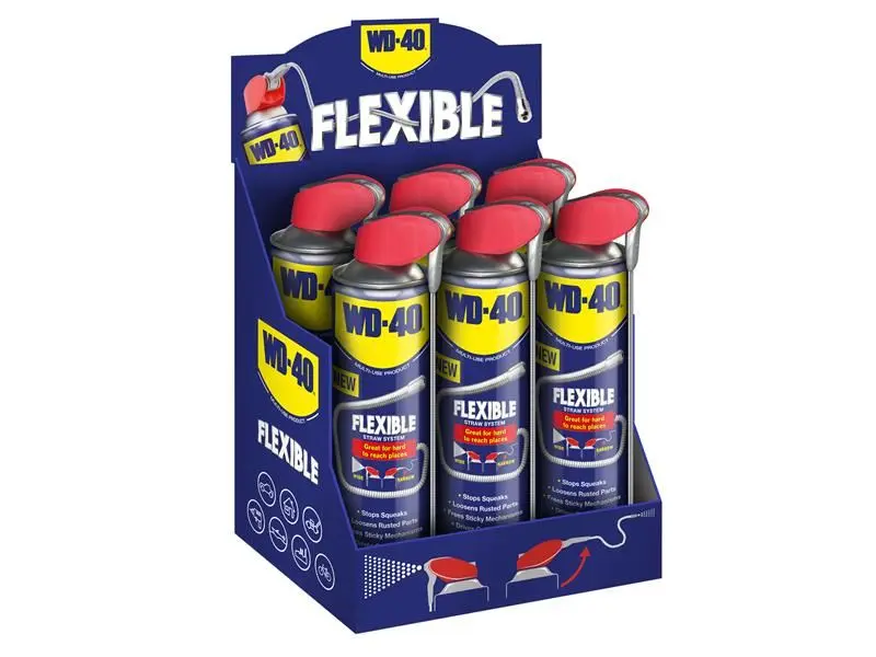 WD-40 Multi-Use with Flexible Straw 400ml (Pack of 6)
