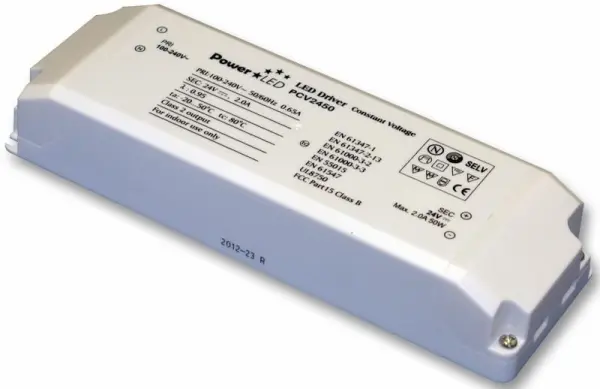 SUNPOWER 50W 24V 2A Constant Voltage LED Driver