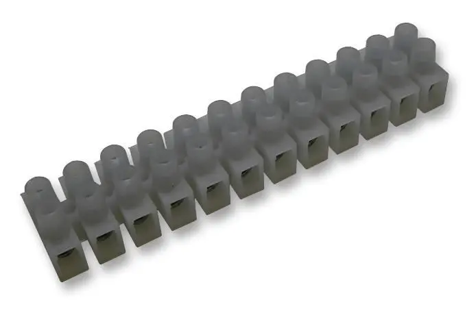 HiLo 12-Way 17.5A Terminal Block with Brass Contacts