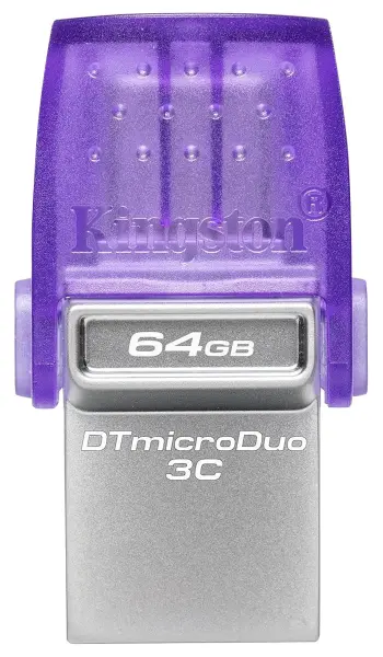 Kingston DataTraveler microDuo 3C Dual Interface USB Flash Drive, 64GB