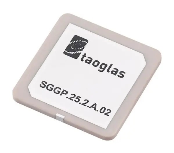 TAOGLAS SMD Right Hand Circular Patch Antenna, 1.575–1.602 GHz, 3.32dBi