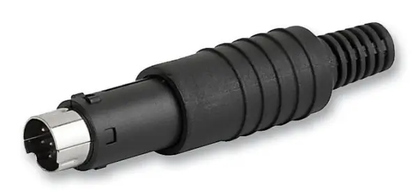 SCHURTER Mini-DIN-Stecker, 8-polig, silberbeschichtet