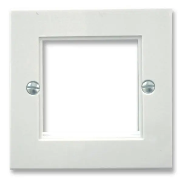 TRIAX Μονό Euro Module Plate, Λευκό