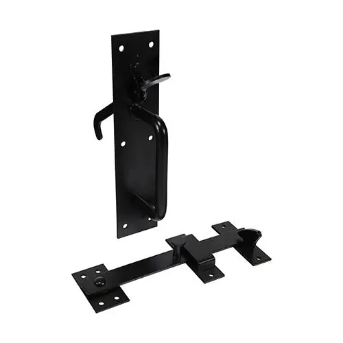Timco Suffolk Latch - Ισχυρή Λάβη Ασφαλείας, Μαύρη, 219 x 50mm