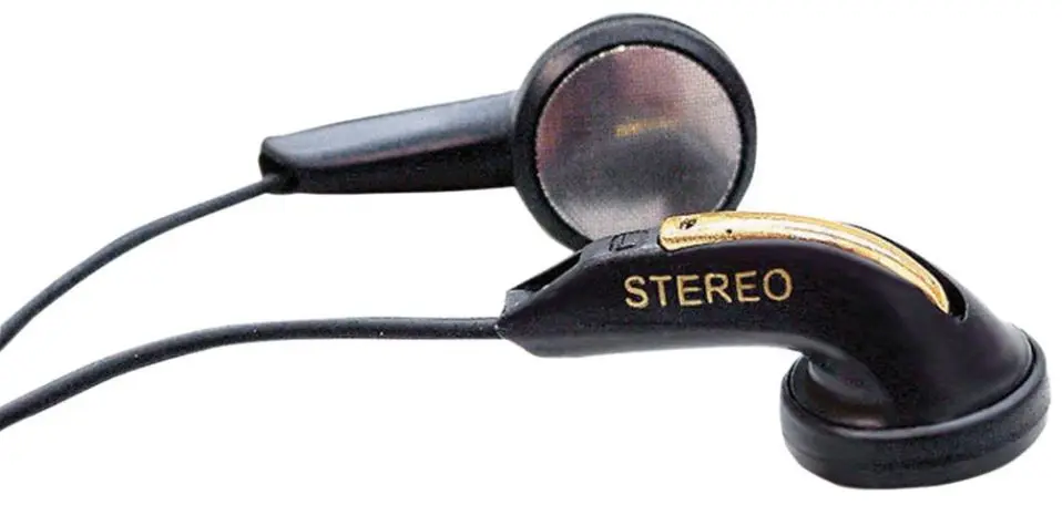 SOUNDLAB Auricolari Stereo In-Ear, Nero, Cavo da 1,5m