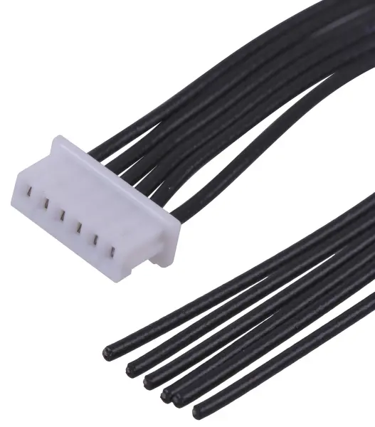 Molex 6 Pole PicoBlade Socket to Bare End Lead, Pitch 1.25mm - 425mm