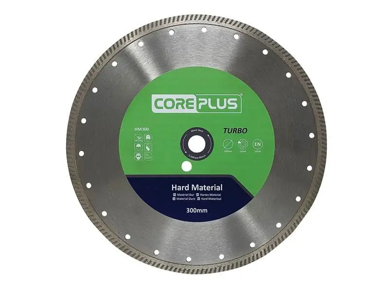 CorePlus HM300 Disco Diamantado Turbo para Materiales Duros, 300mm