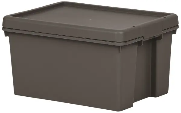 WHAM 16L Bam Box Heavy Duty Recycled Storage Box Black 380kg