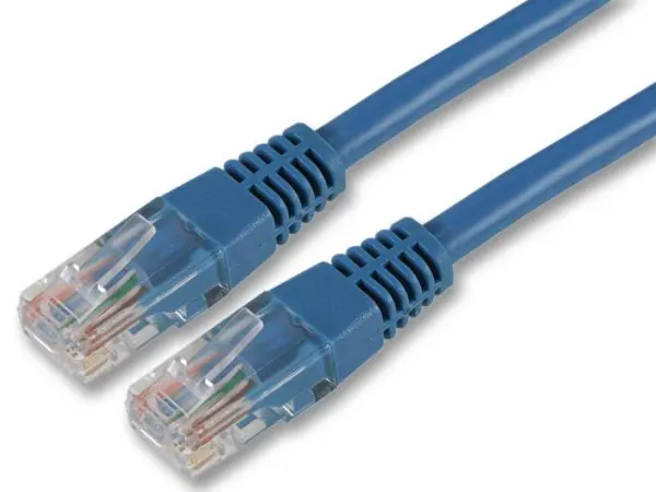 PRO SIGNAL RJ45 Male to Male Cat5e UTP Ethernet Cable, 0.2m Blue