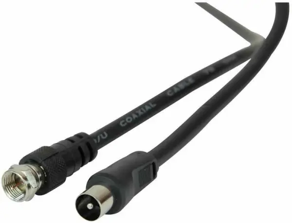 PRO SIGNAL Cable RF F a Coaxial, RG59, 1.5m Negro