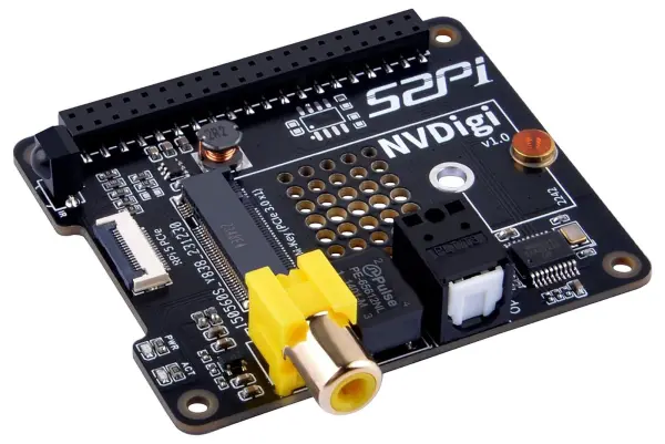 52Pi NVDigi Audio Expansion Board for Raspberry Pi 5