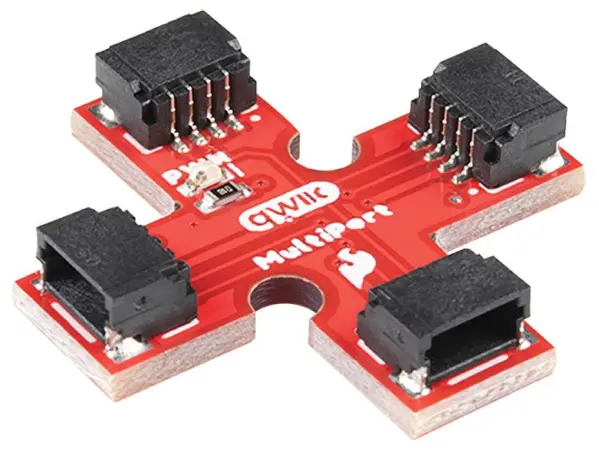 SPARKFUN ELECTRONICS - Moll an Ilphort Qwiic, 4-Chomhla