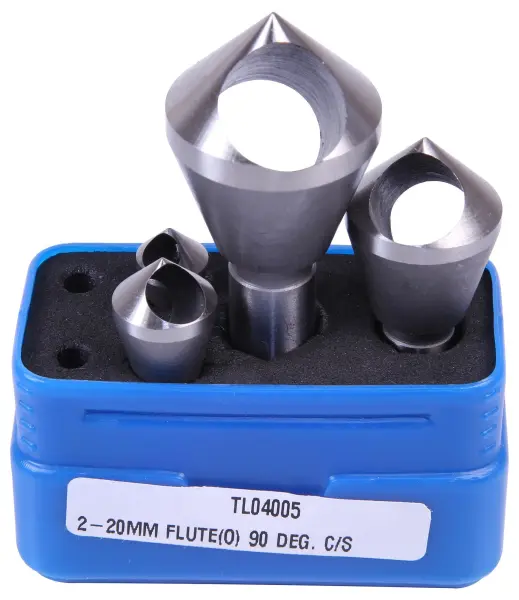 Linear Tools 2mm-20mm 0-Flute Countersink Drill Bit Set