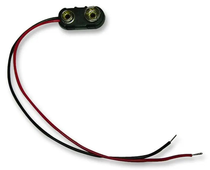 ELECTROVISION Conector PP3 Resistentes, Cable de 150mm