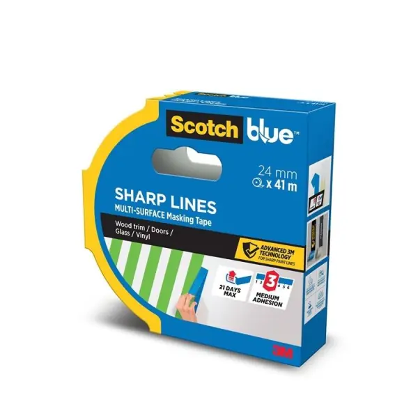 ScotchBlue Sharp Lines Masking Tape 24mm x 41m