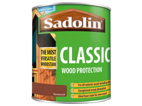 Sadolin Protector Clásico para Madera, Color Caoba, 1 Litro