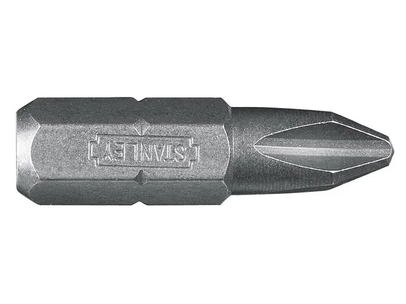 STANLEY® Alatan Tangan - Bit Phillips PH2 25mm (Pek 3)