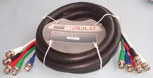 RARAION - Kabel Video RGB BNC Male x5 ke BNC Male x5, 1.5m 75 Ohm