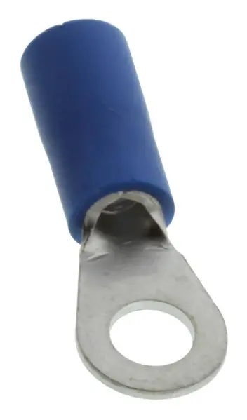 JST FVGS Blue M4 Ring Tongue Terminals, 14 AWG, 100 Pack