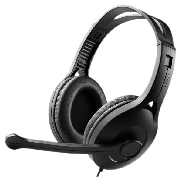 EDIFIER K800 USB Over-Ear Stereo Headphones, Black