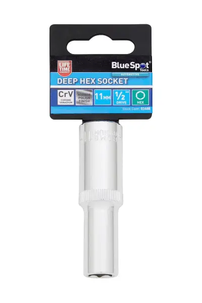 Blue Spot Tools Soket Hex Dalam 11mm, Chrome Vanadium
