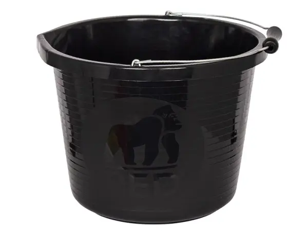 Red Gorilla Premium Eimer 14 Liter (3 Gallonen) - Schwarz