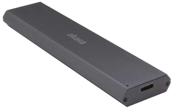 AKASA Aluminum M.2 NVMe SSD Μέταλλο Εξωτερικό Θήκα, USB 3.1 Gen 2