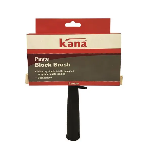 Raraion 6 Inch Wood Stock Paste Block Brush