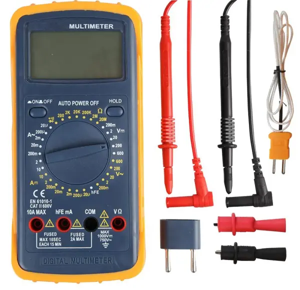 Duratool מולטימטר דיגיטלי לרכב, 600V AC/DC