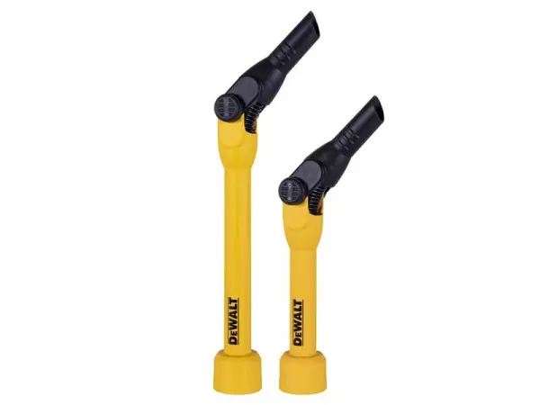 DEWALT Set di Tubi Estensori Aspirapolvere Girevoli DXVA00-1200E, 40cm e 50cm, 