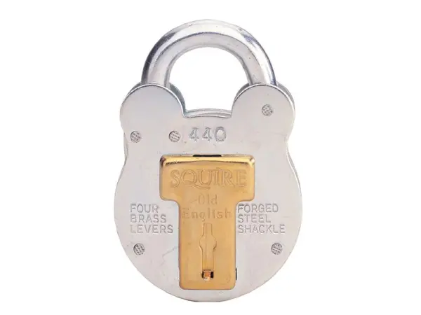 Squire 440 Old English Padlock with Steel Case, 51mm