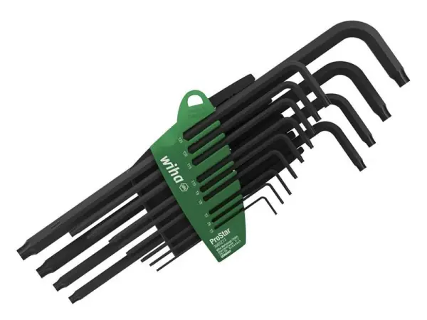 Wiha - Tacar Eochracha TORX ProStar, 13 Píosa, Cruach Cróimiam-Vanadaim