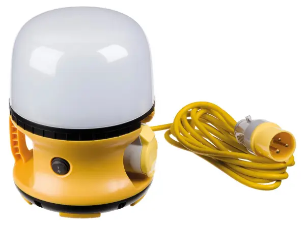 Red Arrow 30W LED Globe Emergency Worklight Yellow 110V