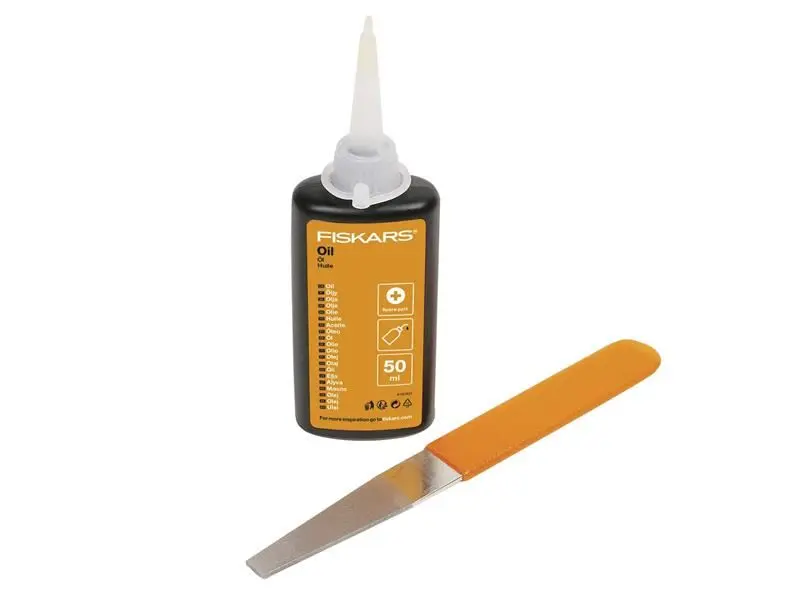 Fiskars Kit Συντήρησης με Διαμαντένια Λίμα και Λάδι