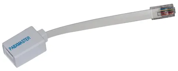 Connectix RJ45 to BT PABX 음성 변환기, 15cm, 화이트