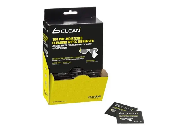Bolle Safety B100 b Clean Reinigungstücher-Spender (Packung 100)