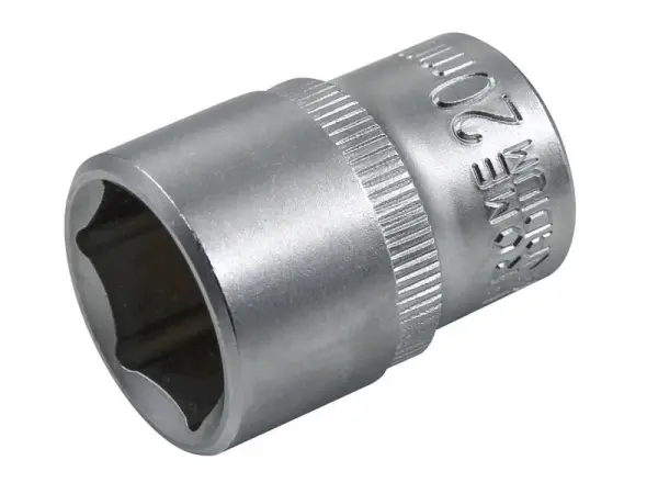 Faithfull Hex Sockets, 1/2in Drive - 20mm
