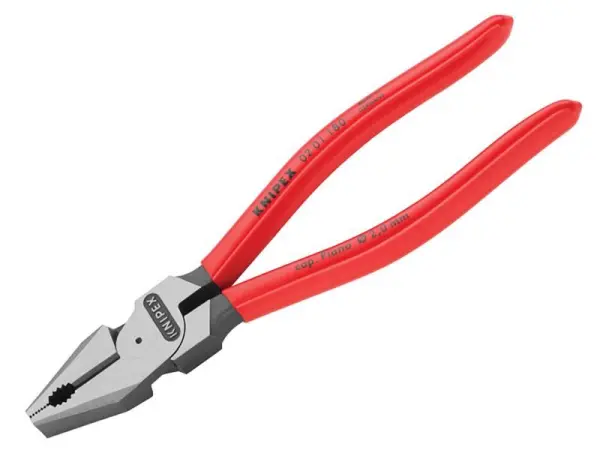 Alicate Combinado de Alavancagem Knipex com Cabo PVC, 180mm