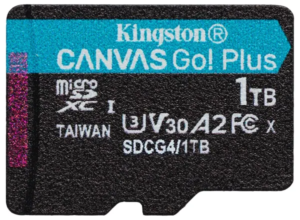 Kingston Canvas Go! Plus 1TB MicroSDXC Memory Card A2 V30 UHS-I