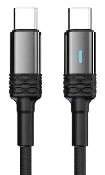 TIGER POWER SUPPLIES USB-C LED電量顯示充電線 1米