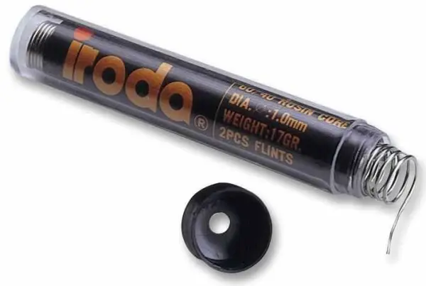 Distributeur de soudure à âme décapante IRODA 60/40, 1,0mm, 17g