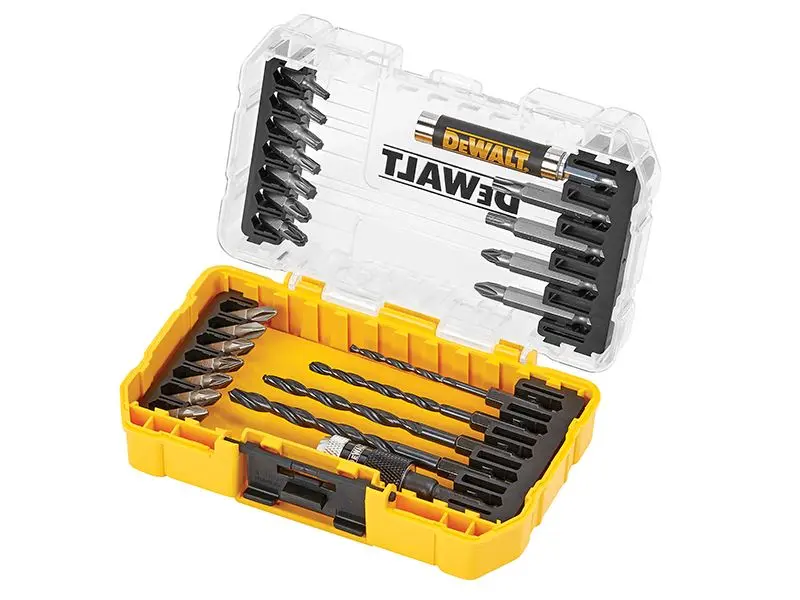 Ensemble de 25 mèches et embouts de perçage et vissage DeWalt DT70708 dans boît