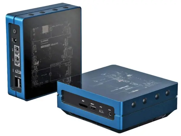 SEEED STUDIO Case re_computer Per SBC, Alluminio, Blu