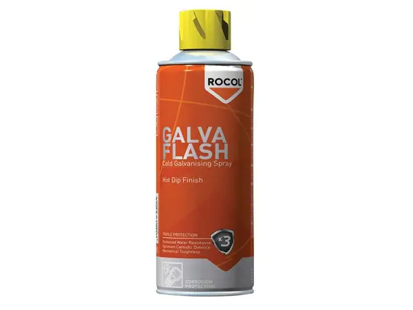 ROCOL GALVA FLASH Επικάλυψη ψεκασμού Ψευδάργυρου-Αργιλίου 500ml