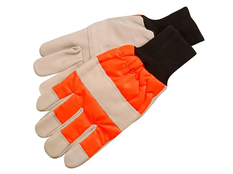 ALM Manufacturing Guantes de Seguridad para Motosierra CH015, Protección Izda.