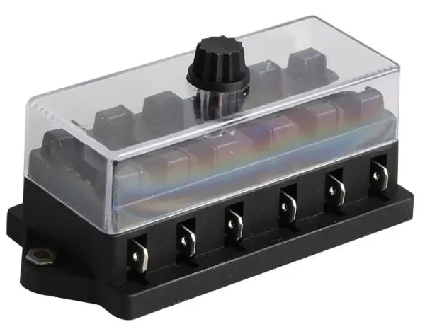 Auto Bar 6-Way Fuse Box with Cover