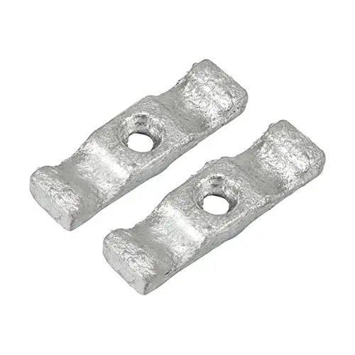 Timco Galvanised Turn Buttons for Doors & Gates, 2-Pack, 50mm (2-inch)