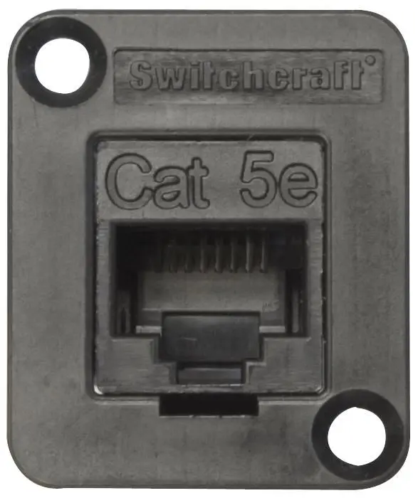 SWITCHCRAFT/CONXALL RJ45 Cat5E Doorvoeradapter Paneel