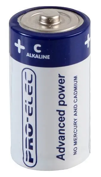 PRO ELEC Batterie Ultra Alcaline C, Confezione da 2